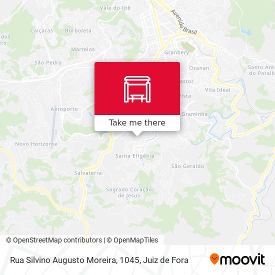 Mapa Rua Silvino Augusto Moreira, 1045