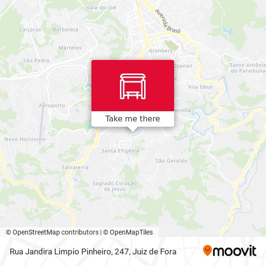 Mapa Rua Jandira Limpio Pinheiro, 247