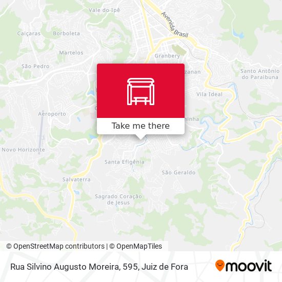 Rua Silvino Augusto Moreira, 595 map