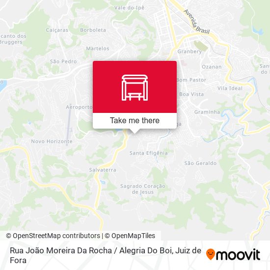 Mapa Rua João Moreira Da Rocha / Alegria Do Boi