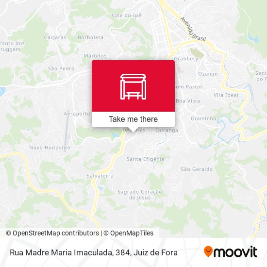 Rua Madre Maria Imaculada, 384 map