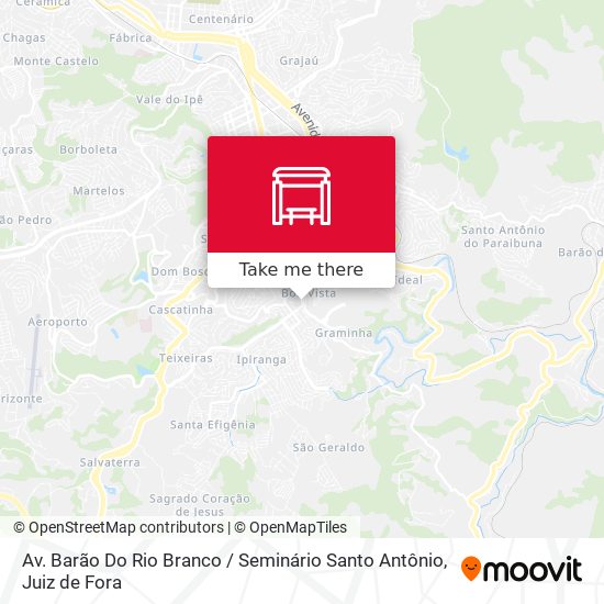 Mapa Av. Barão Do Rio Branco / Seminário Santo Antônio