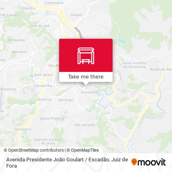 Avenida Presidente João Goulart / Escadão map