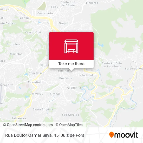 Rua Doutor Osmar Silva, 45 map