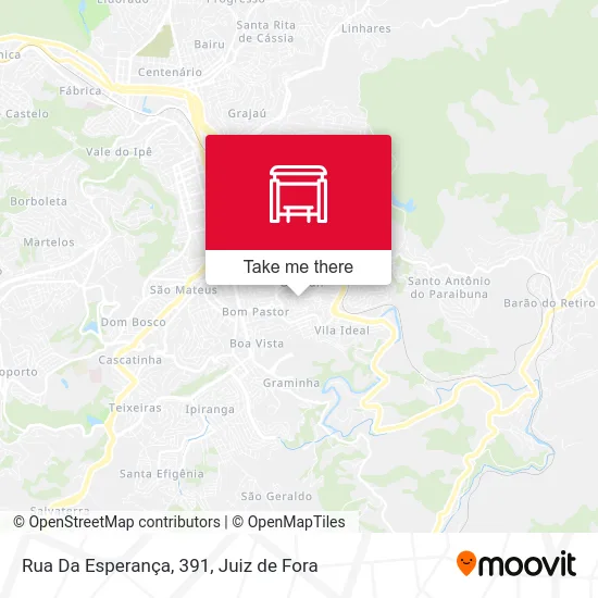 Rua Da Esperança, 391 map
