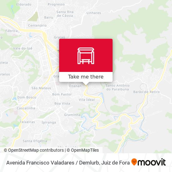 Avenida Francisco Valadares / Demlurb map