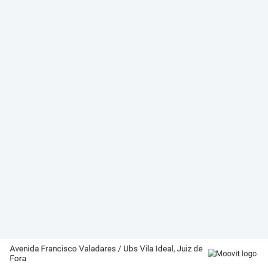 Avenida Francisco Valadares / Ubs Vila Ideal map