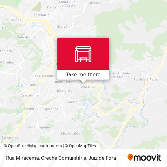 Rua Miracema, Creche Comunitária map