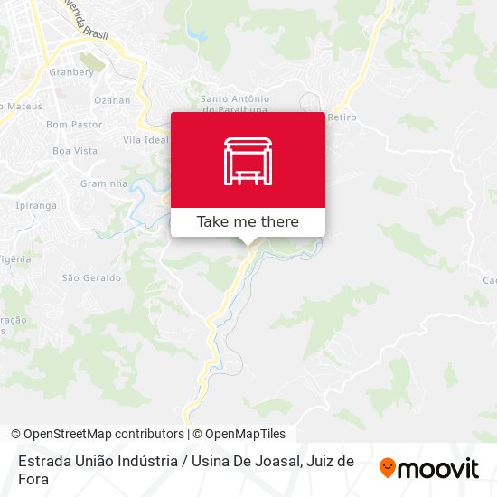 Estrada União Indústria / Usina De Joasal map