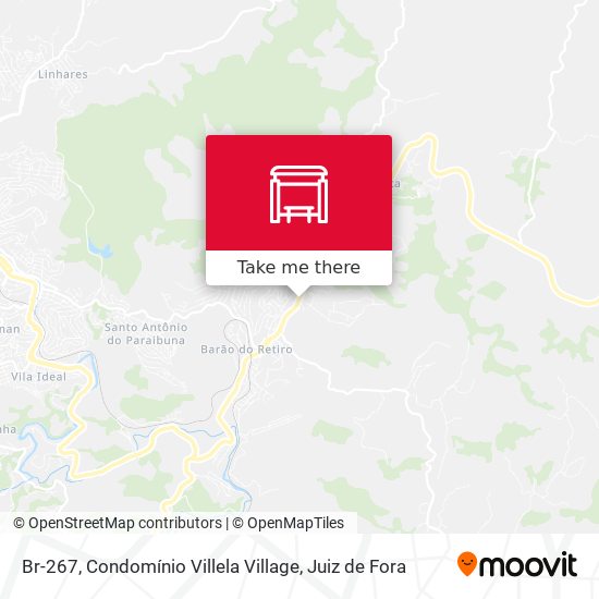 Br-267, Condomínio Villela Village map