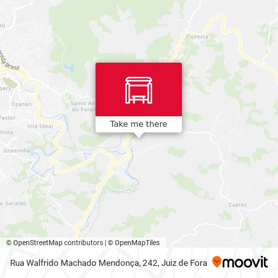 Rua Walfrido Machado Mendonça, 242 map