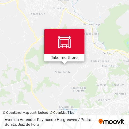 Avenida Vereador Raymundo Hargreaves / Pedra Bonita map
