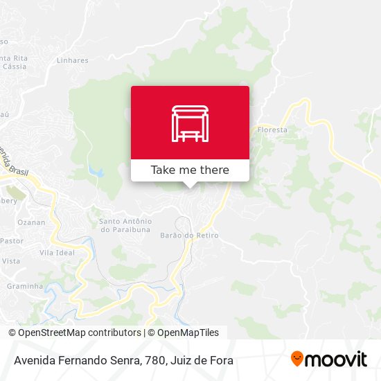 Avenida Fernando Senra, 780 map