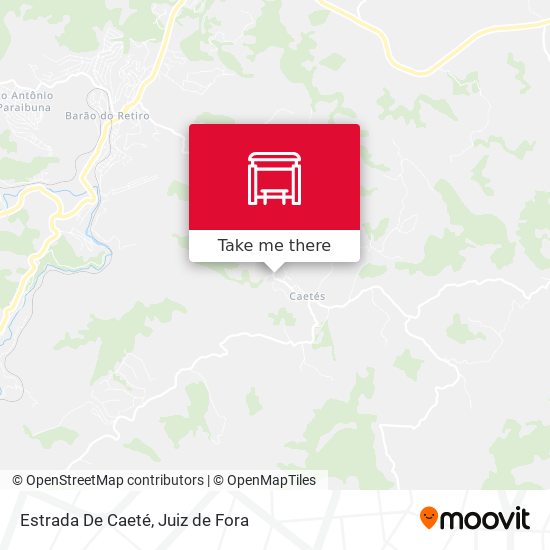Estrada De Caeté map