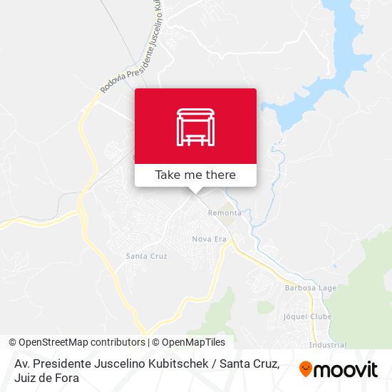 Mapa Av. Presidente Juscelino Kubitschek / Santa Cruz