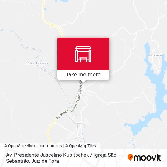 Av. Presidente Juscelino Kubitschek / Igreja São Sebastião map