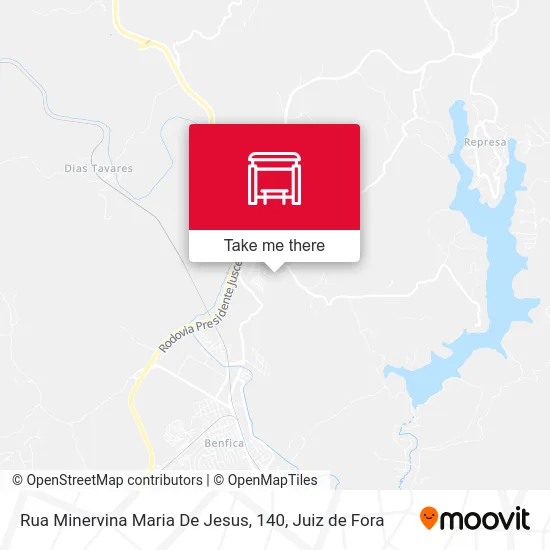 Rua Minervina Maria De Jesus, 140 map