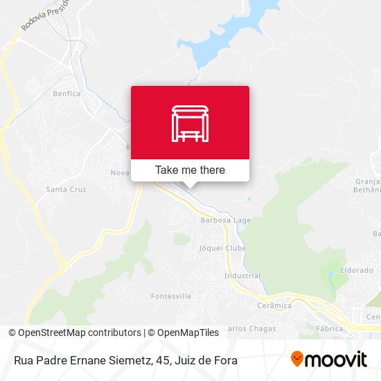 Rua Padre Ernane Siemetz, 45 map
