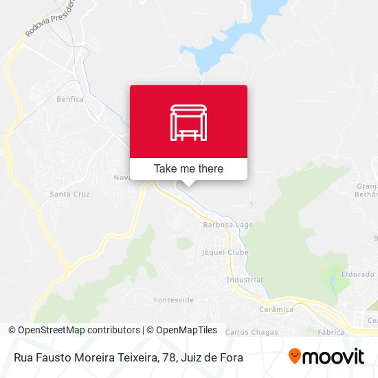 Rua Fausto Moreira Teixeira, 78 map