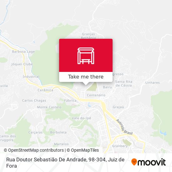 Mapa Rua Doutor Sebastião De Andrade, 98-304