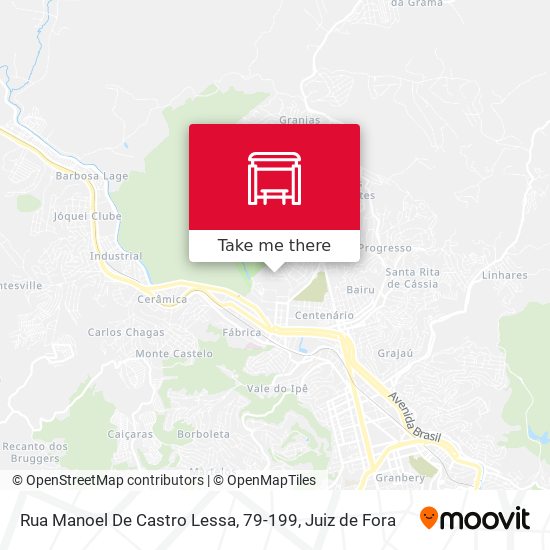 Mapa Rua Manoel De Castro Lessa, 79-199