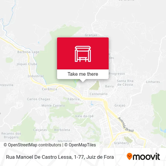 Rua Manoel De Castro Lessa, 1-77 map