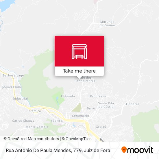 Rua Antônio De Paula Mendes, 779 map
