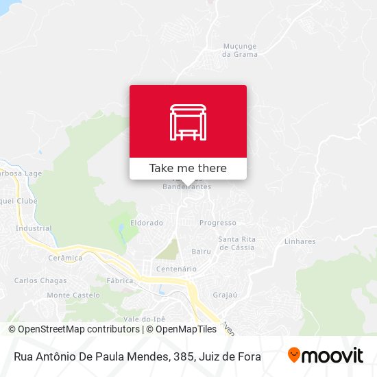 Rua Antônio De Paula Mendes, 385 map