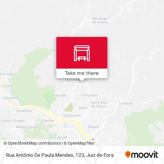 Rua Antônio De Paula Mendes, 123 map