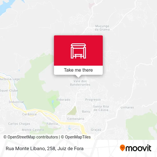 Rua Monte Líbano, 258 map