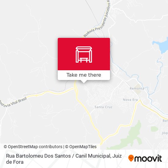 Rua Bartolomeu Dos Santos / Canil Municipal map