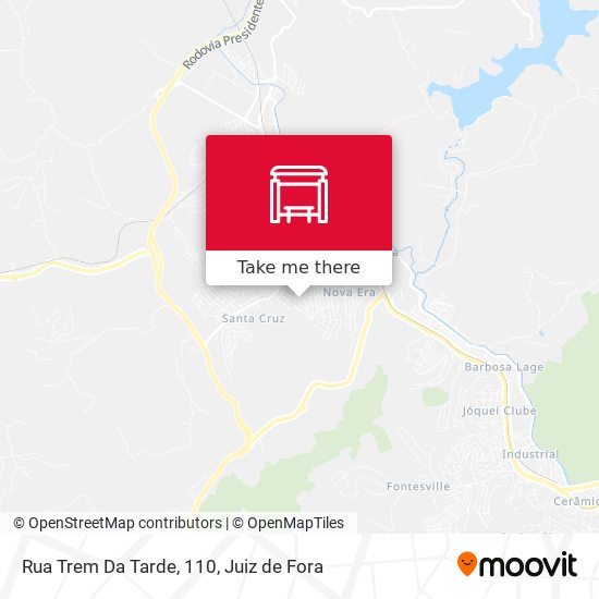 Rua Trem Da Tarde, 110 map