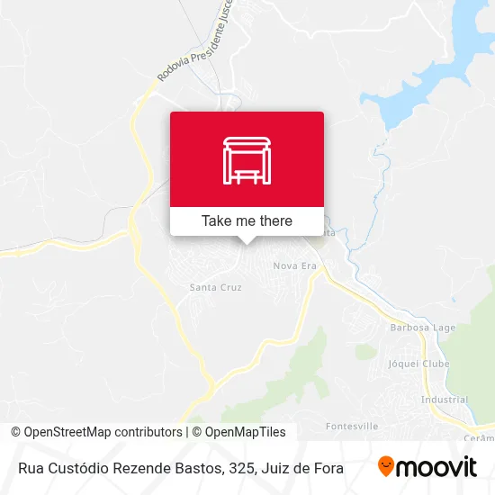 Rua Custódio Rezende Bastos, 325 map