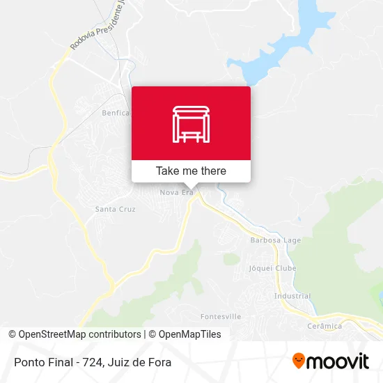 Ponto Final - 724 map