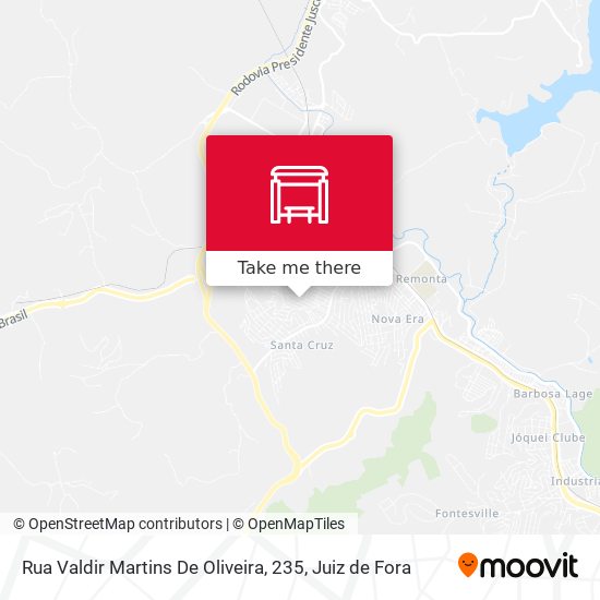 Rua Valdir Martins De Oliveira, 235 map