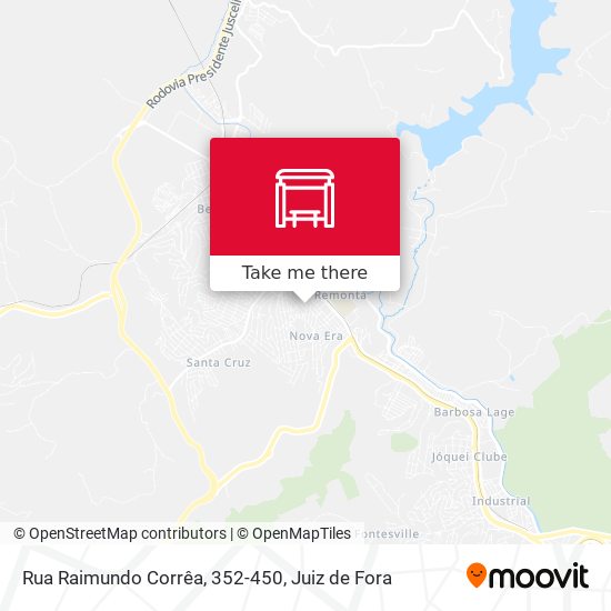 Mapa Rua Raimundo Corrêa, 352-450