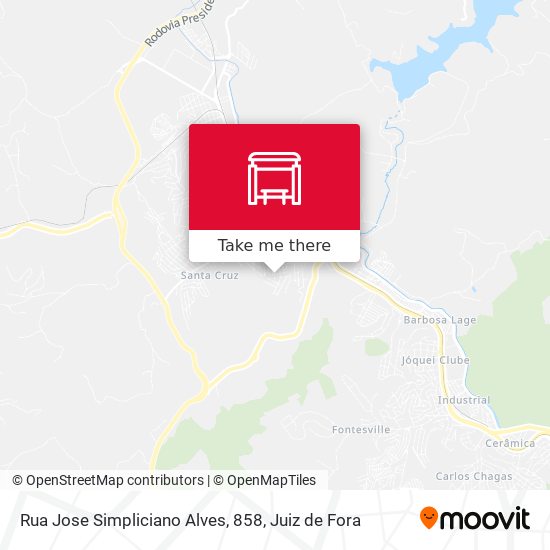 Rua Jose Simpliciano Alves, 858 map