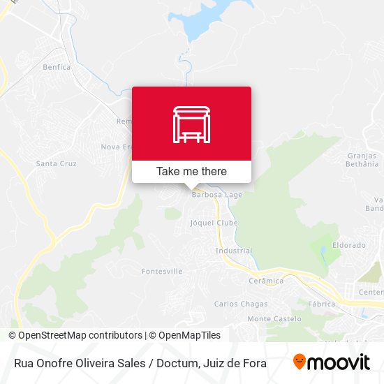 Rua Onofre Oliveira Sales / Doctum map