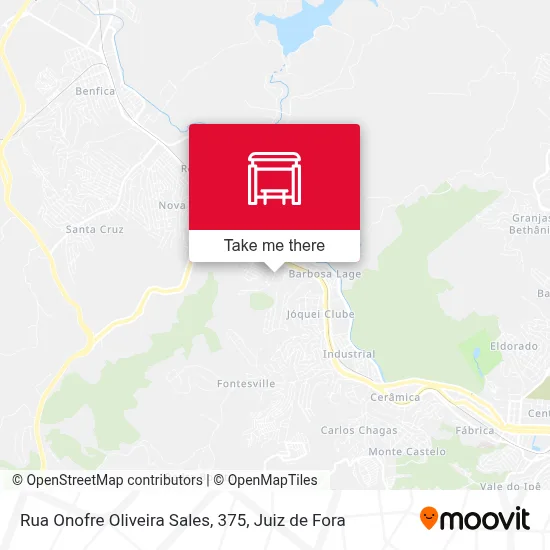 Rua Onofre Oliveira Sales, 375 map