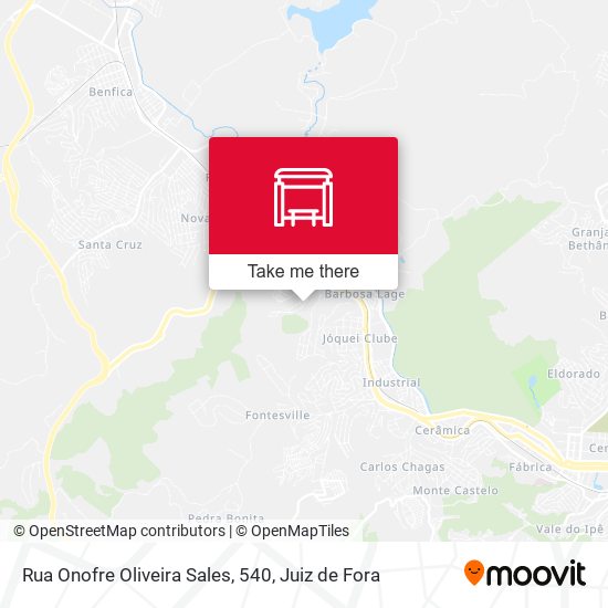 Rua Onofre Oliveira Sales, 540 map