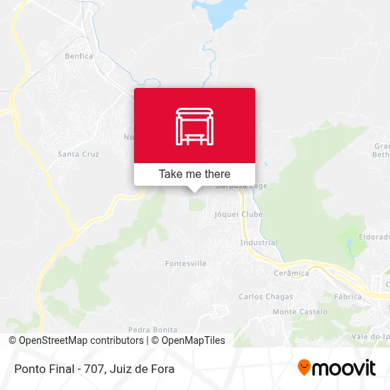 Ponto Final - 707 map