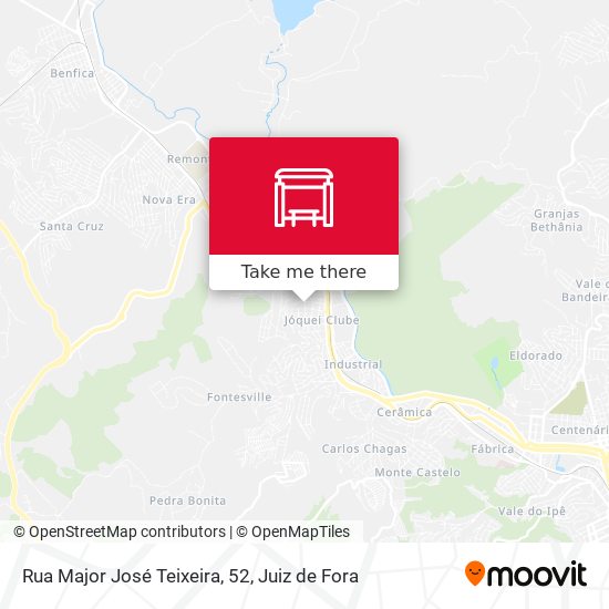 Mapa Rua Major José Teixeira, 52