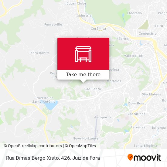 Rua Dimas Bergo Xisto, 426 map