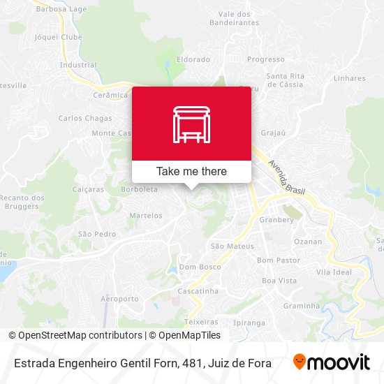 Estrada Engenheiro Gentil Forn, 481 map