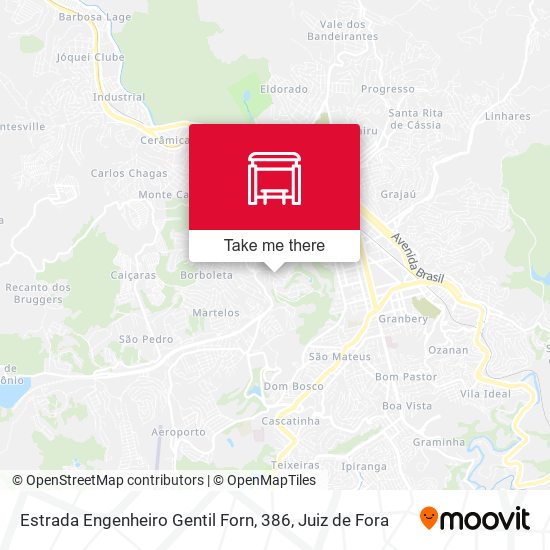 Estrada Engenheiro Gentil Forn, 386 map