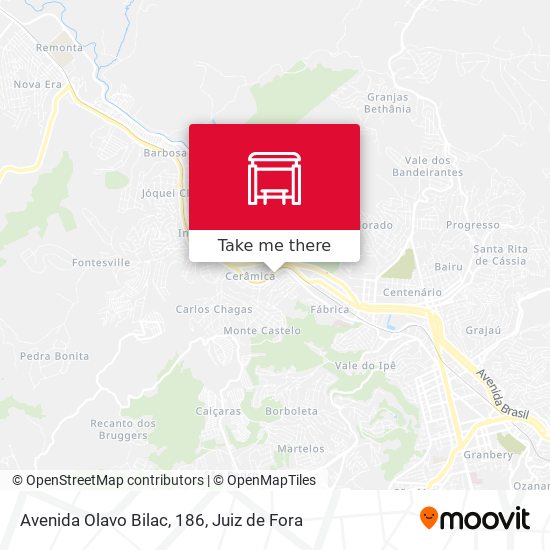 Avenida Olavo Bilac, 186 map