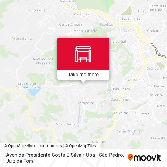 Mapa Avenida Presidente Costa E Silva / Upa - São Pedro