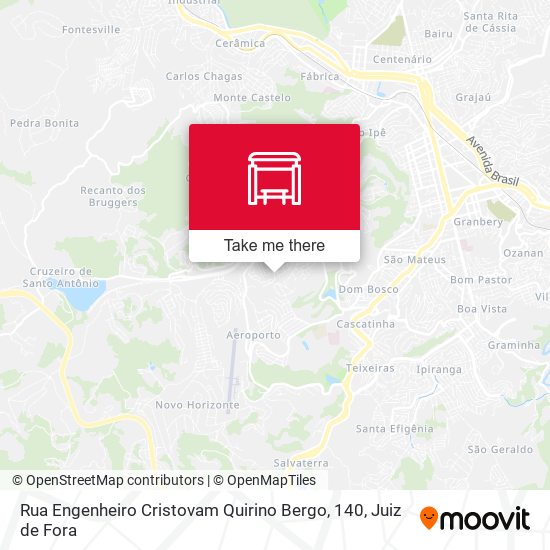 Rua Engenheiro Cristovam Quirino Bergo, 140 map