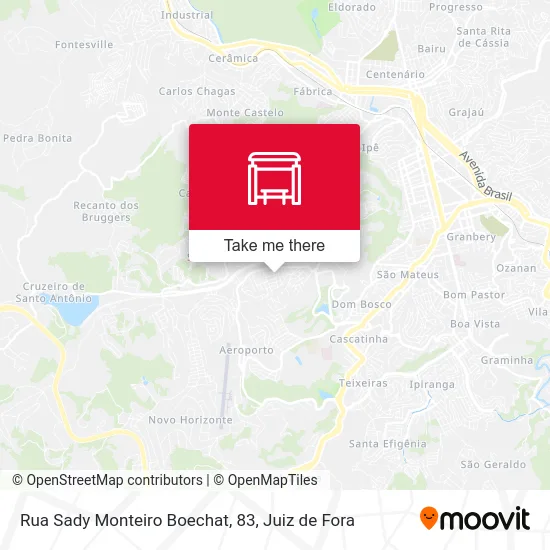 Rua Sady Monteiro Boechat, 83 map