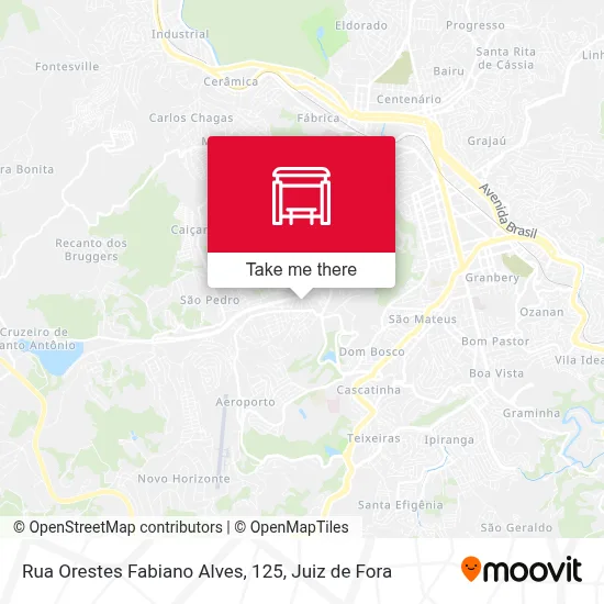 Rua Orestes Fabiano Alves, 125 map